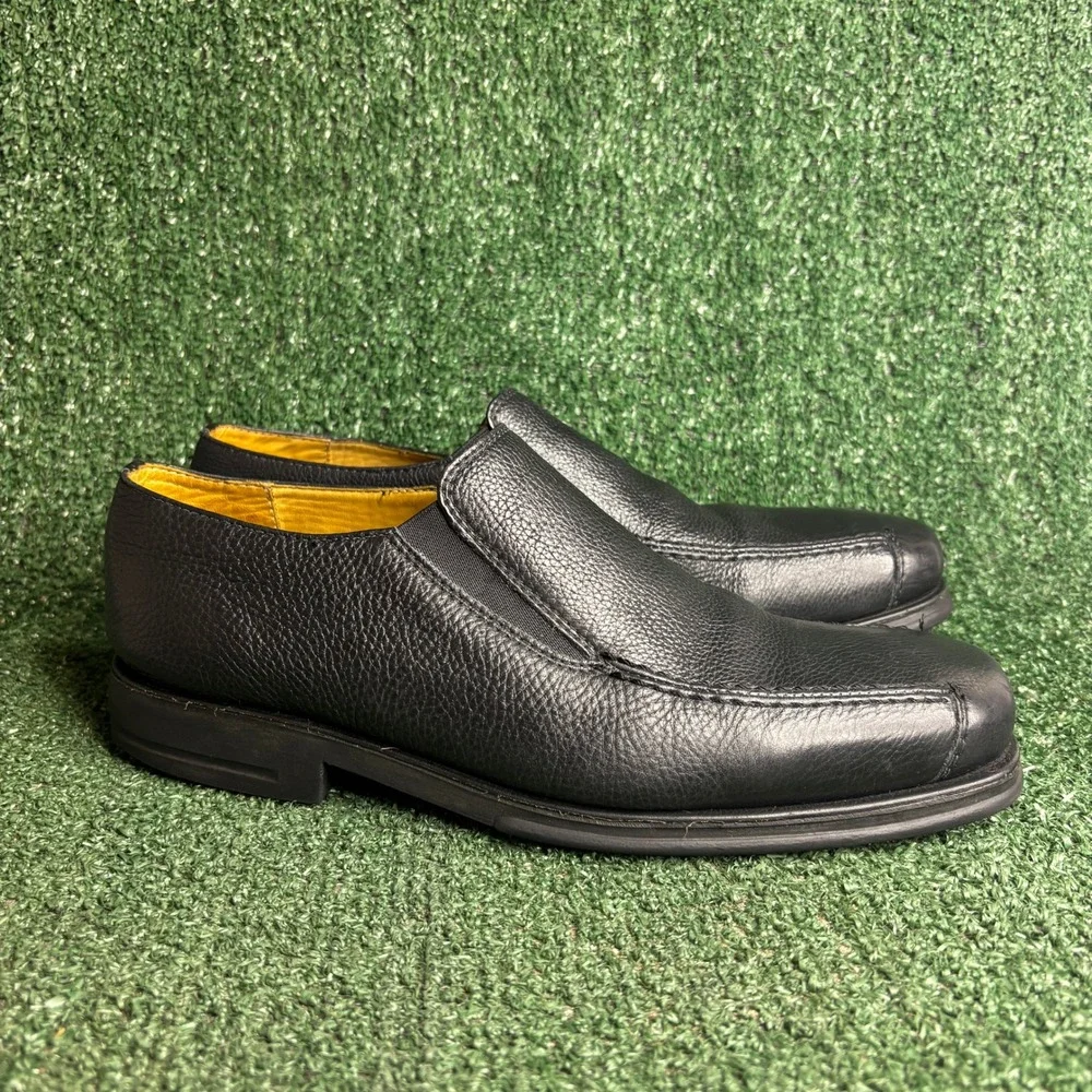Sandro Moscoloni 5302 LV Leather Comfort Soft Gel Loafer Black Mens Size 10 D